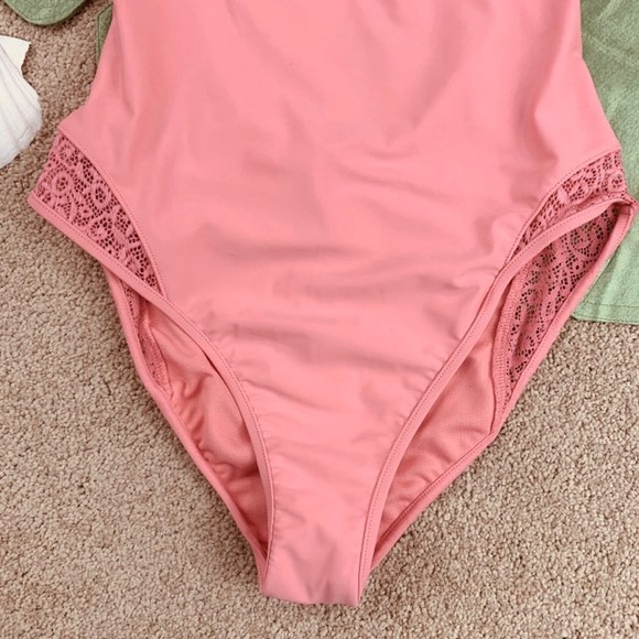 Pink Ruffle Swimsuit - Picture 7 of 8